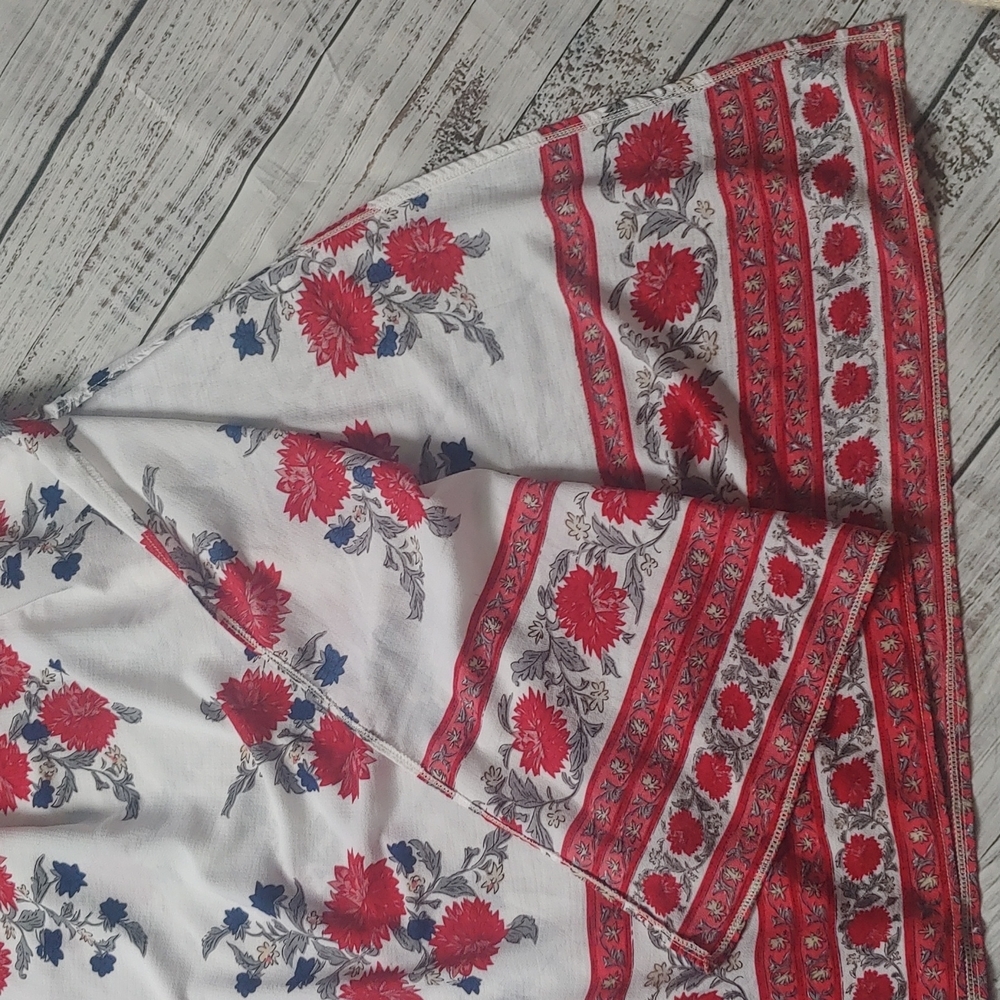 OFF SHOULDER FLORAL MAXI DRESS - Picture 8 of 11
